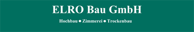 Logo ELRO Bau GmbH