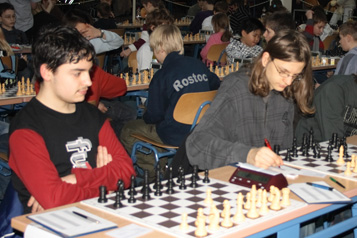 Viktor Pererva (links) und Ole Celmer - LEM 2008/09 U16